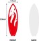 60 Pcs Surfboard Cutouts Decor Surfboard Wall Decoration Summer Surf Board Decor for Wall Classroom Bulletin Surf Party Garland Cut out Tropical Beach Hawaii Paper Sign Decoration,10 Styles